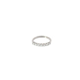 14k White Gold .90ct G VS2 Round Diamond Wedding Band